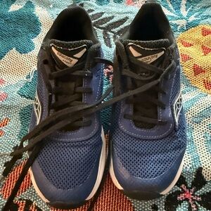 Saucony Navy and White Sneakers